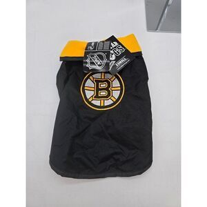Boston Bruins NHL Dog Jacket X-Small Black & Yellow